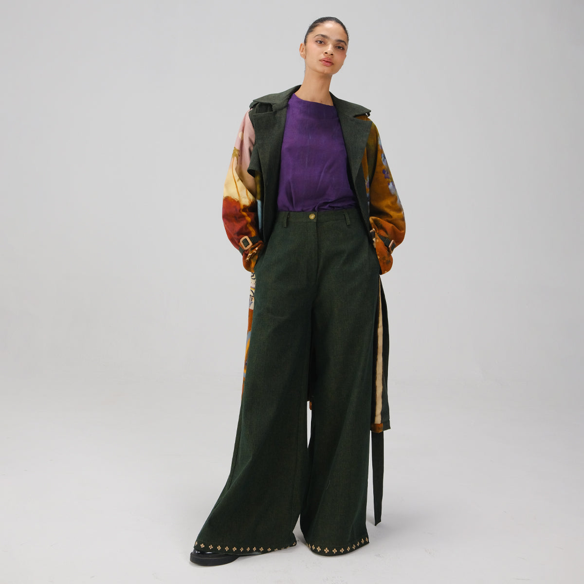 Bottle Green Bell-Bottoms