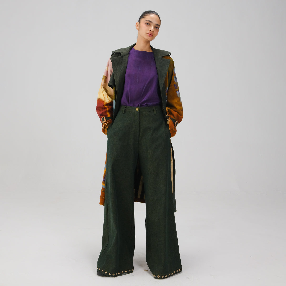 Bottle Green Bell-Bottoms