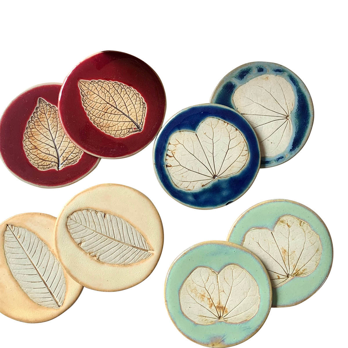 Leafy Coasters | Set of 6