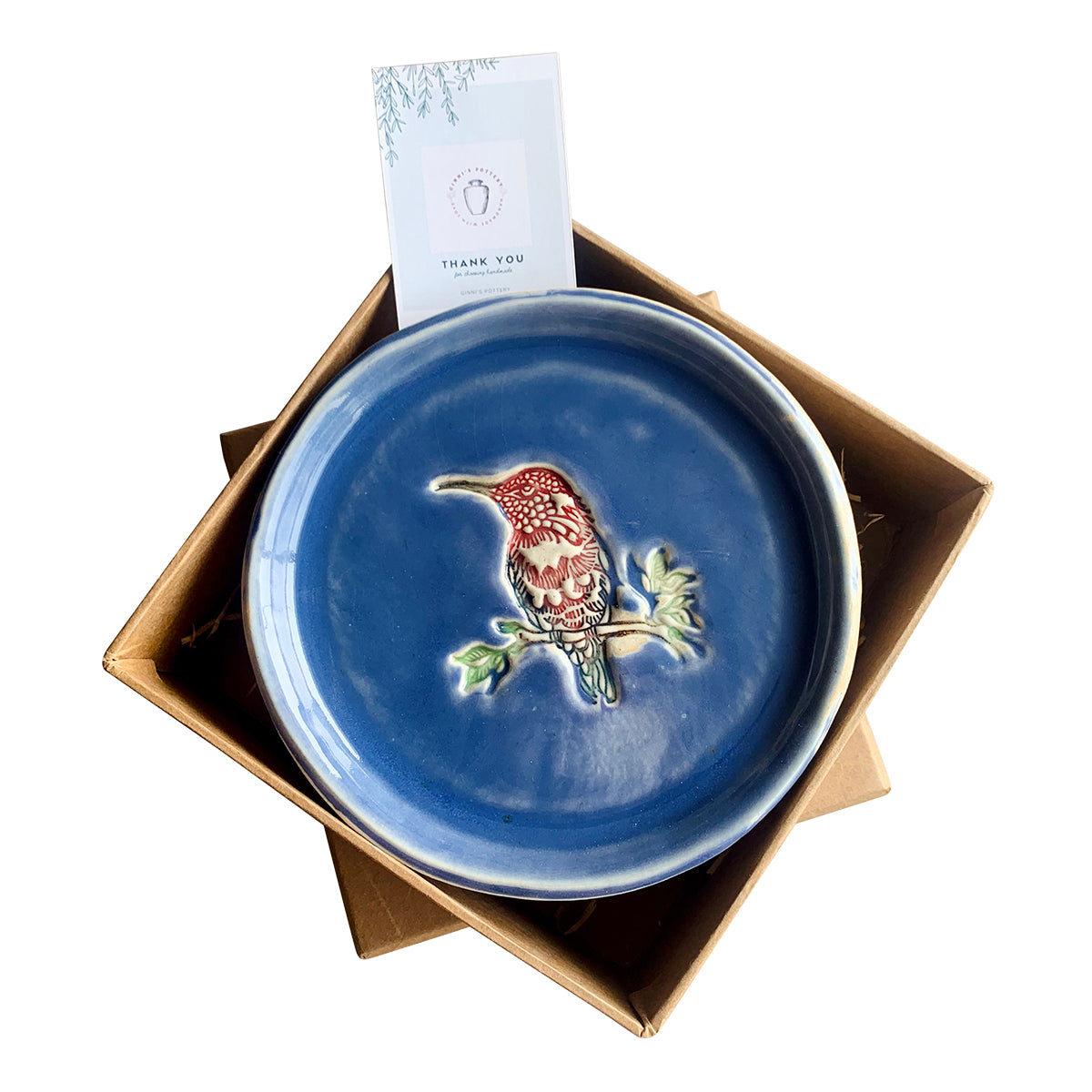 Kingfisher Plate | Blue