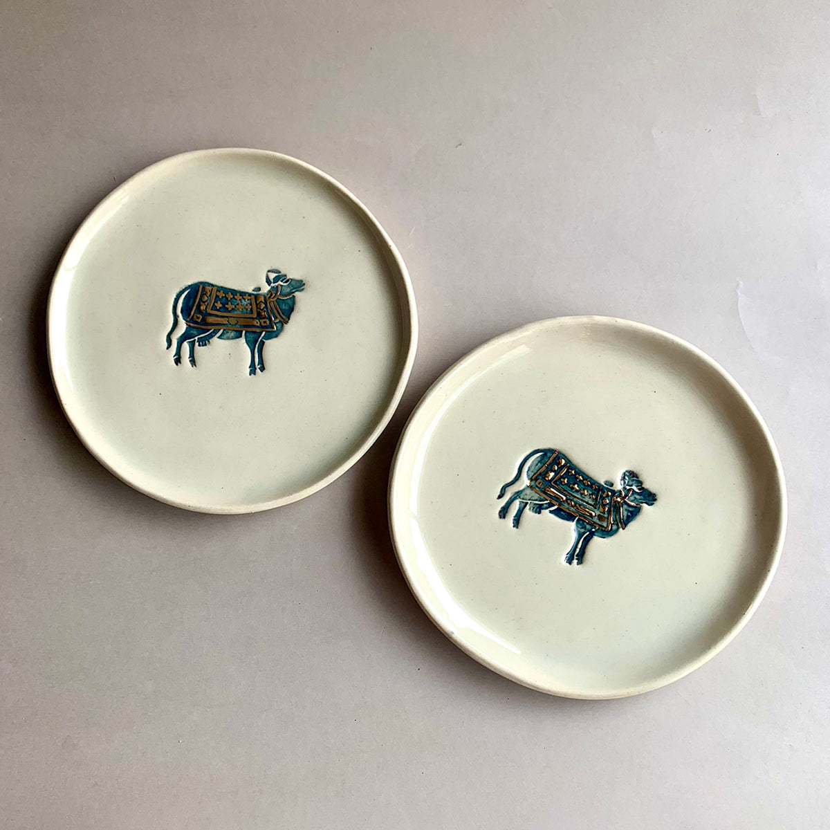 Nandi Plate | White