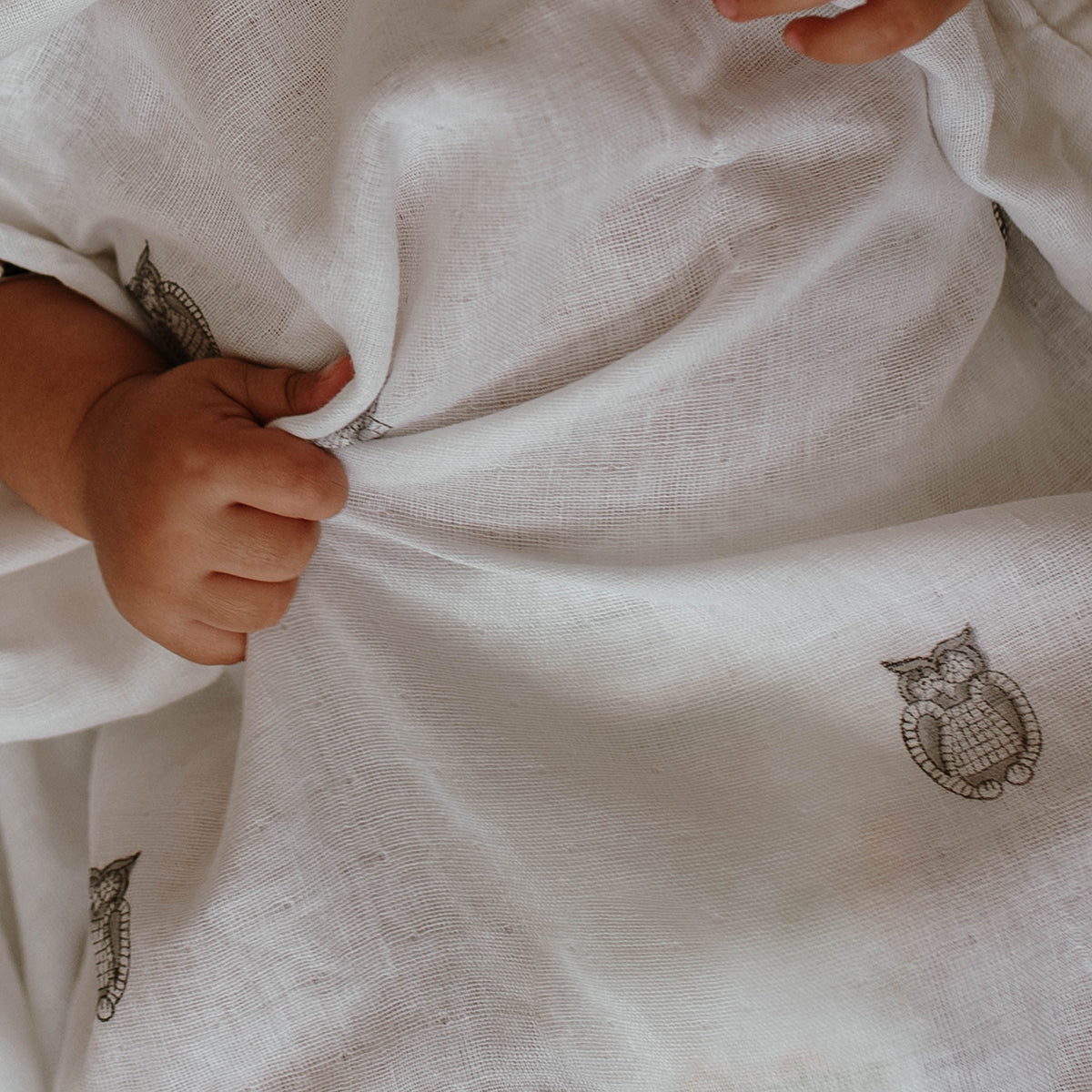 Owl Muslin Swaddle Set