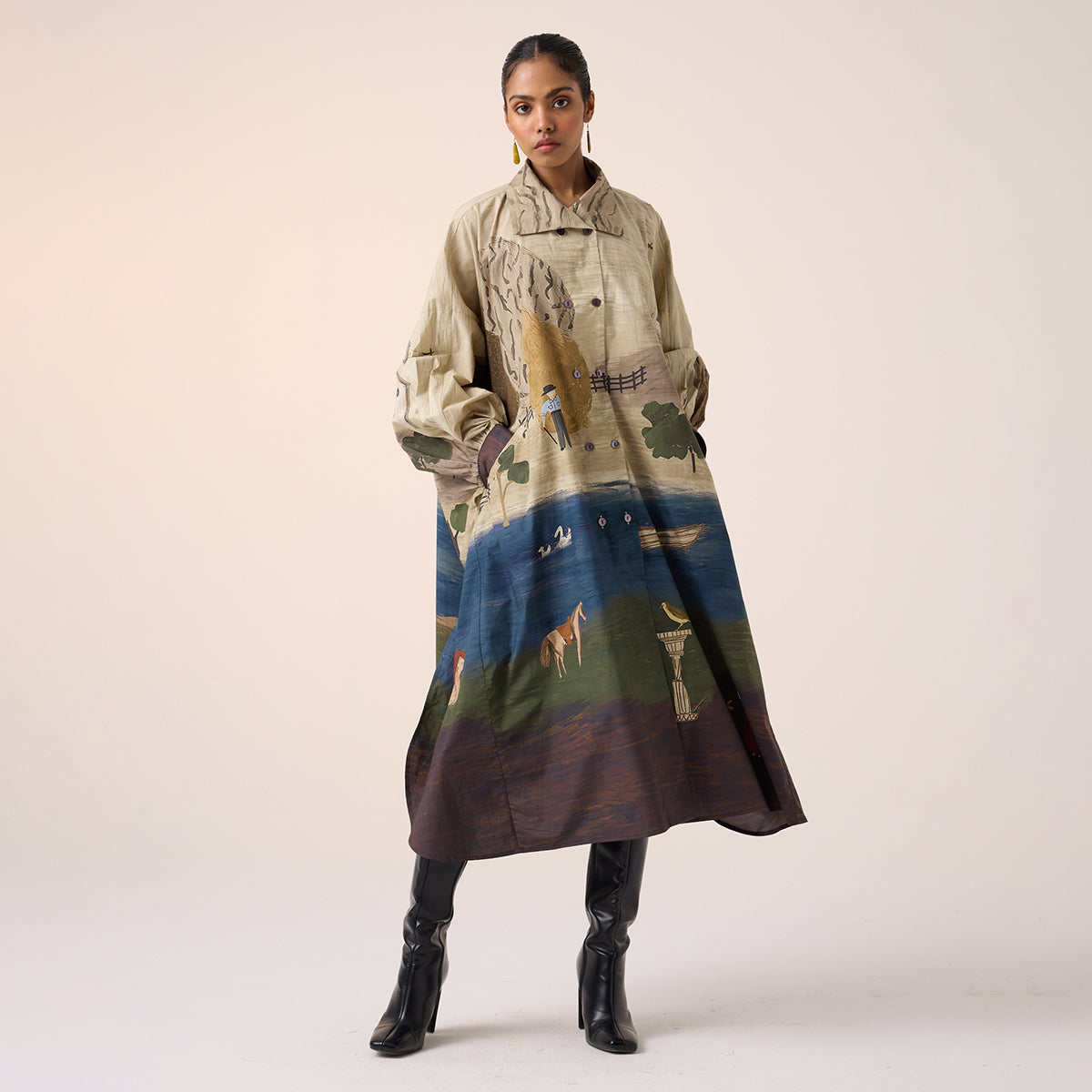 Echo Dress (Village Print)