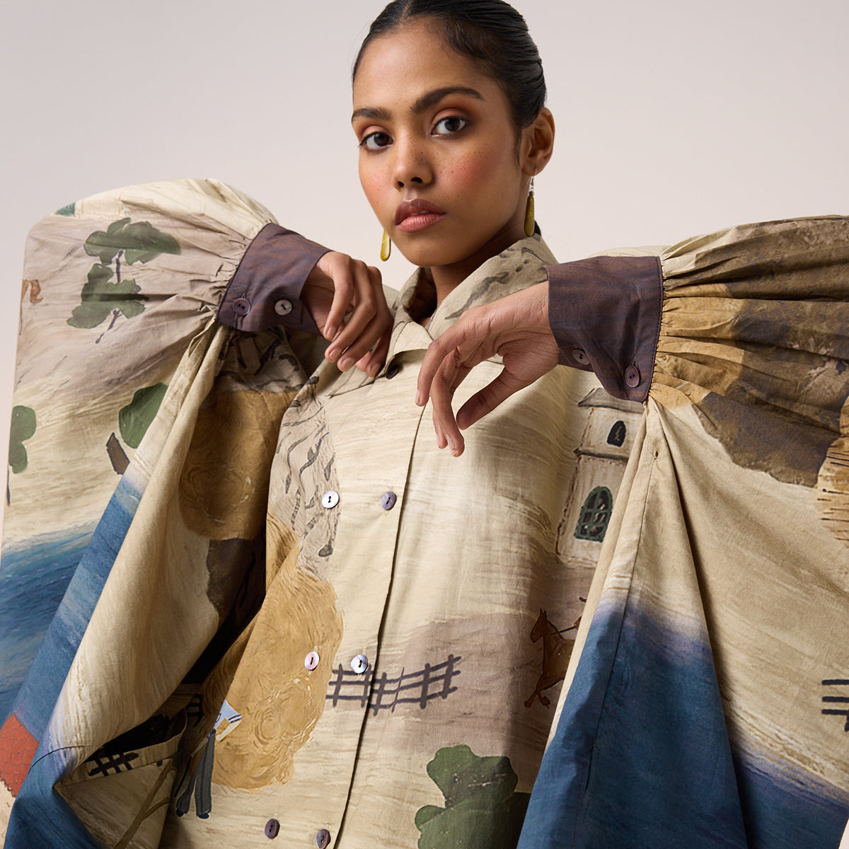 Echo Dress (Village Print)