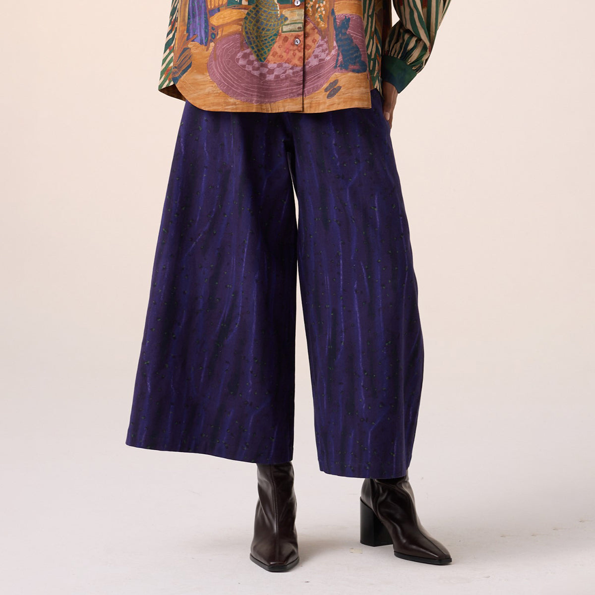 Wide Leg Pant (Purple Home Alone)