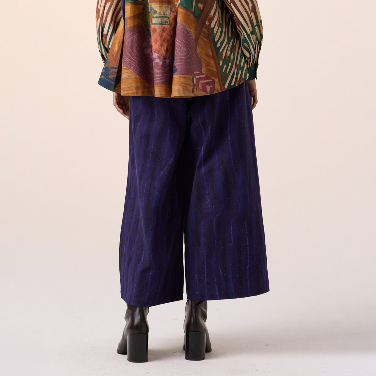 Wide Leg Pant (Purple Home Alone)