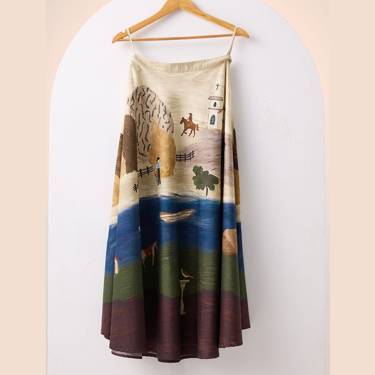 Dali Skirt (Village Print)