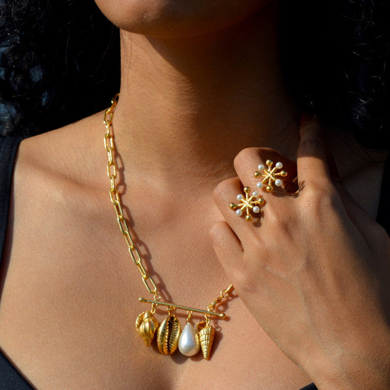 Dove Neckpiece | Gold Plated