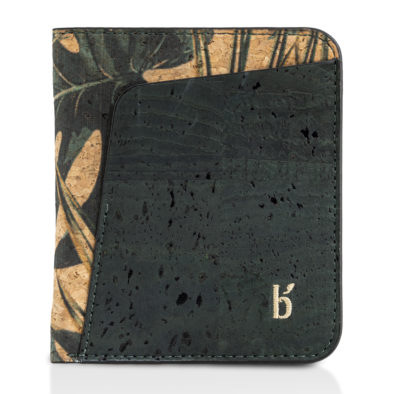 Green Mini Bi-Fold Wallet