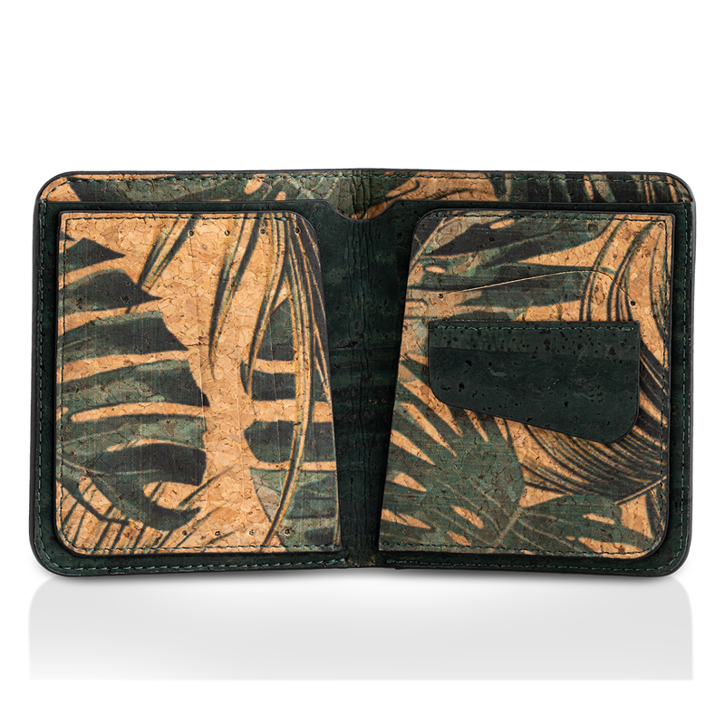 Green Mini Bi-Fold Wallet