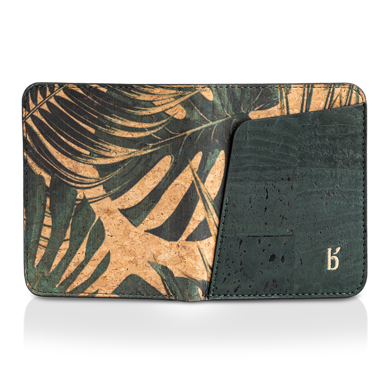 Green Mini Bi-Fold Wallet