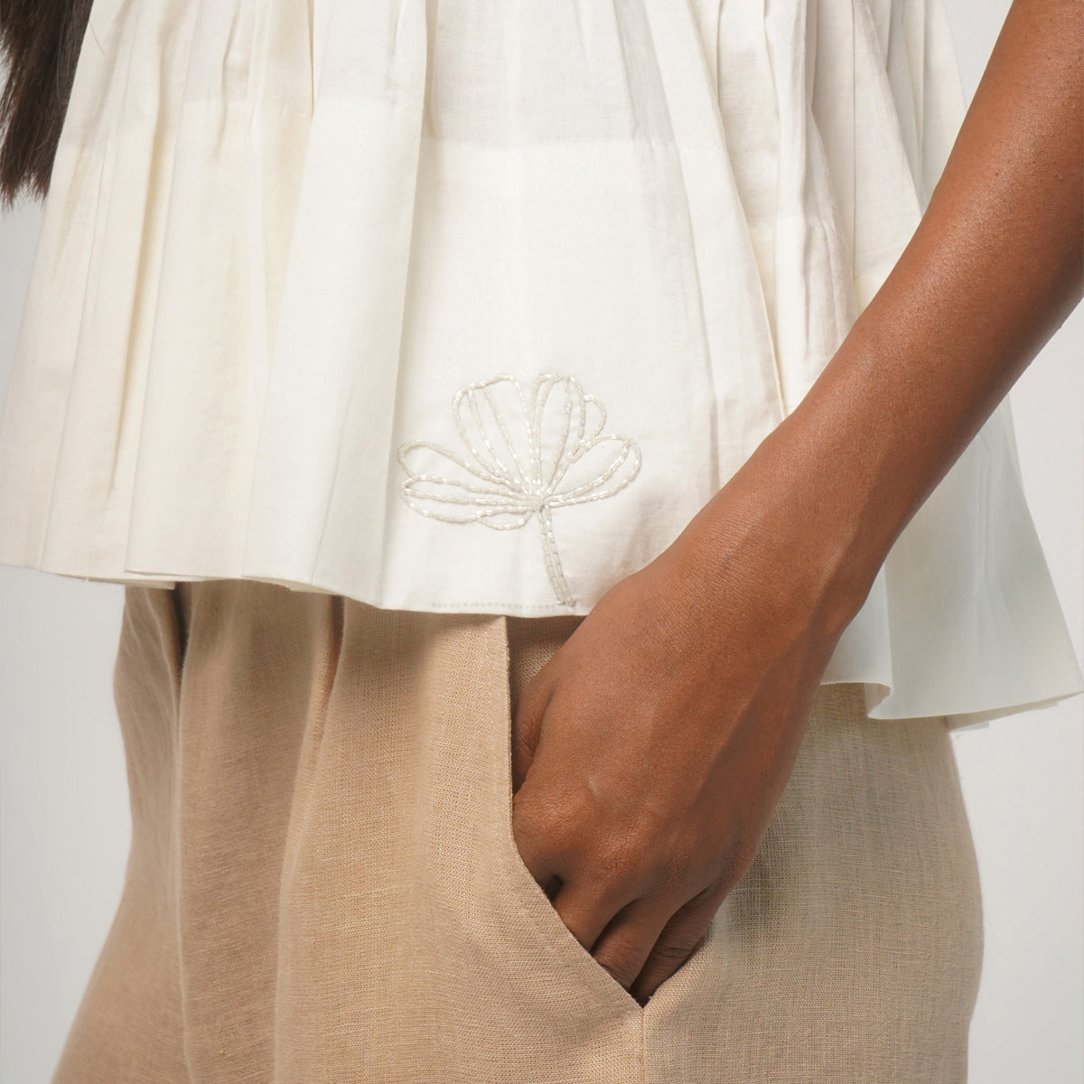 First Bloom Top - Ivory
