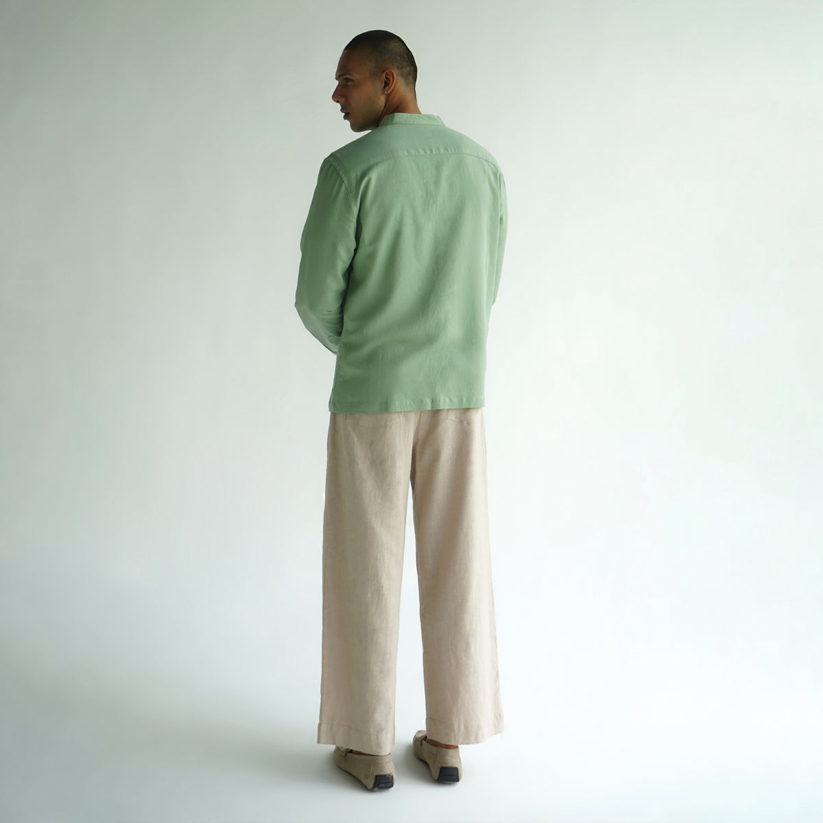 Terrain Shirt-Sage Green