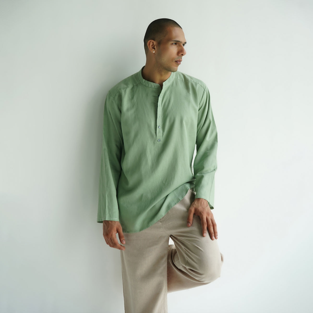 Daybreak Kurta - Sage Green