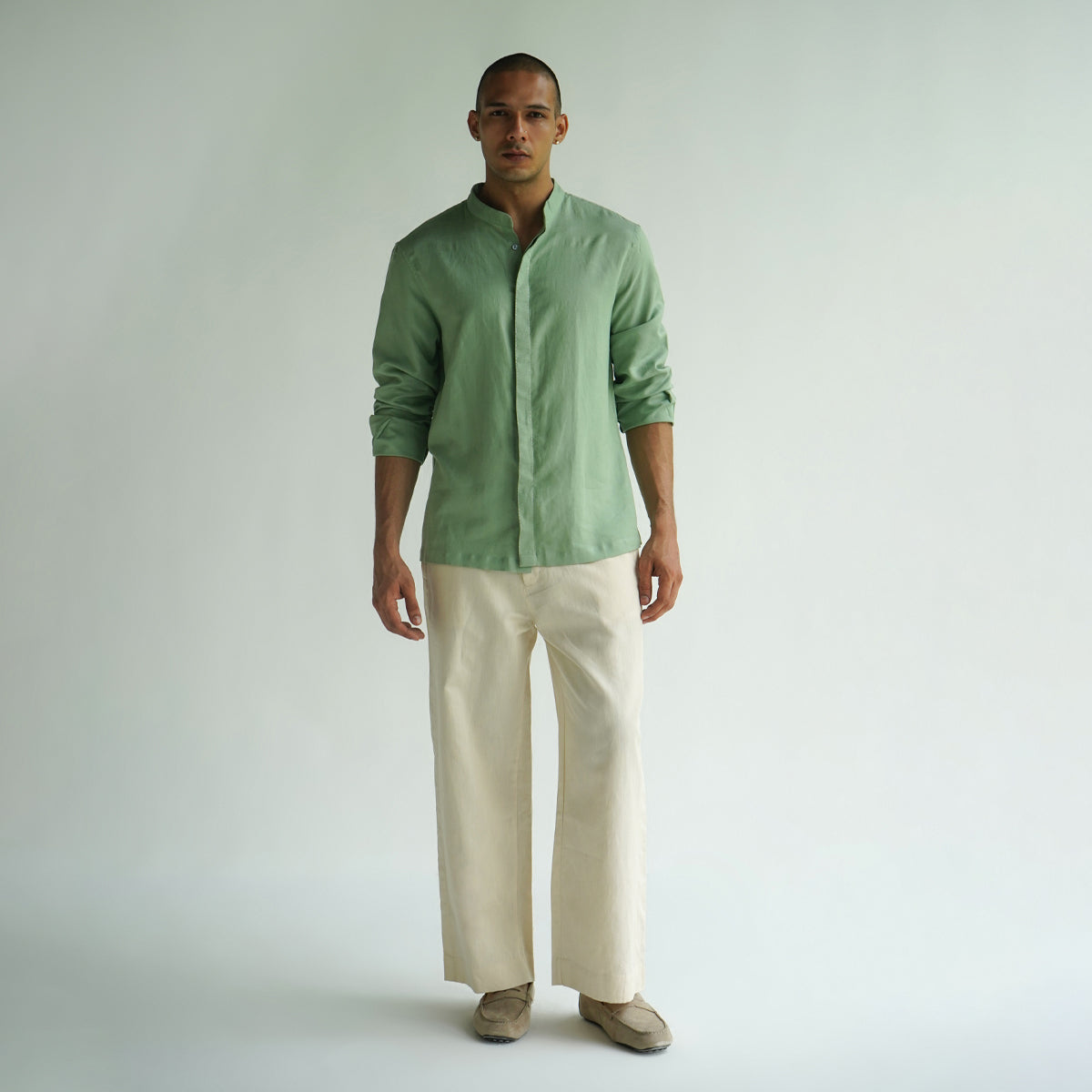 Terrain Shirt-Sage Green
