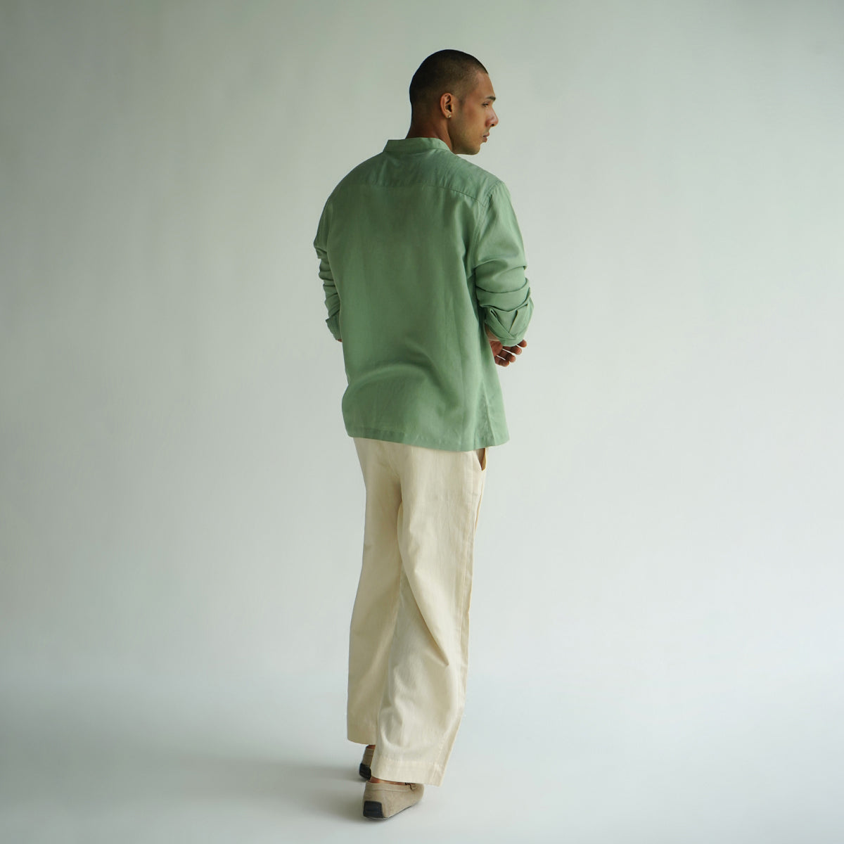 Terrain Shirt-Sage Green