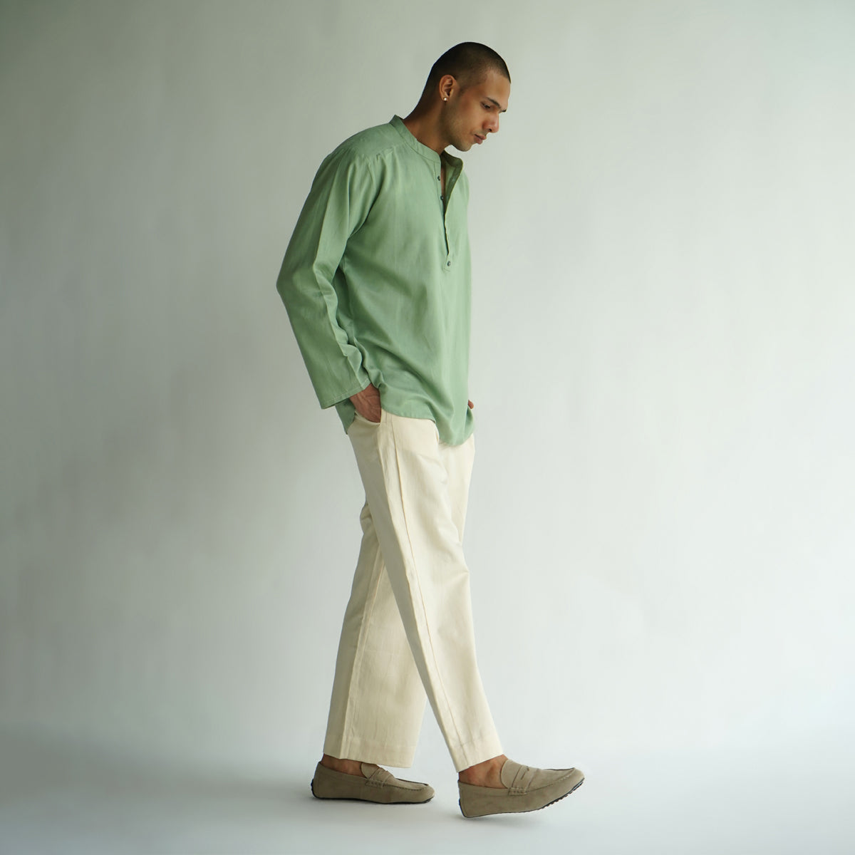 Daybreak Kurta - Sage Green