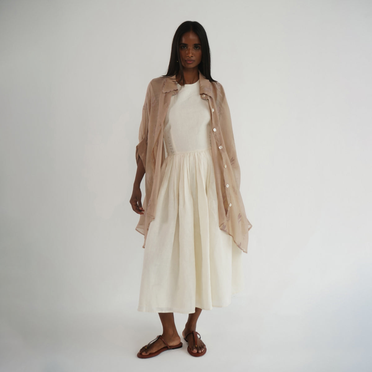 Titli Halter Dress - Ivory