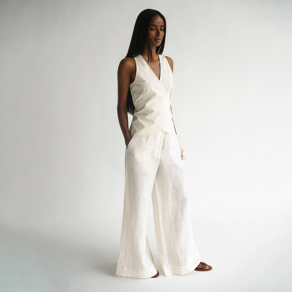 Wildflower Pants - Ivory
