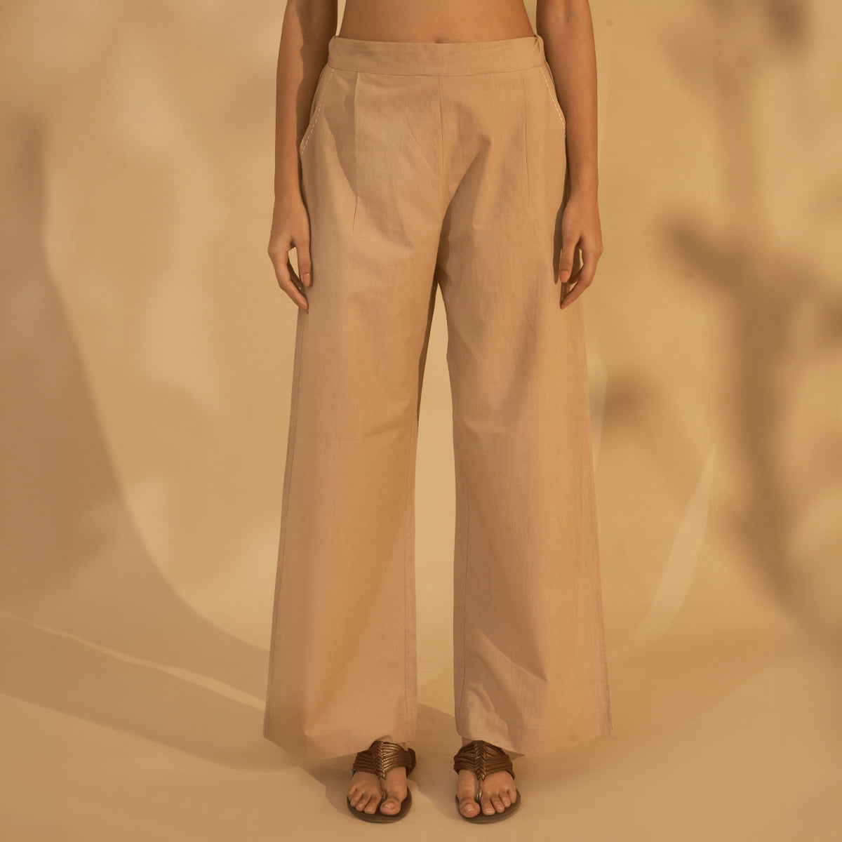 Easy Fit Pants - Taupe
