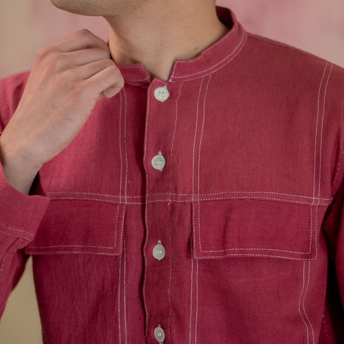 Phosphene Panelled Shirt