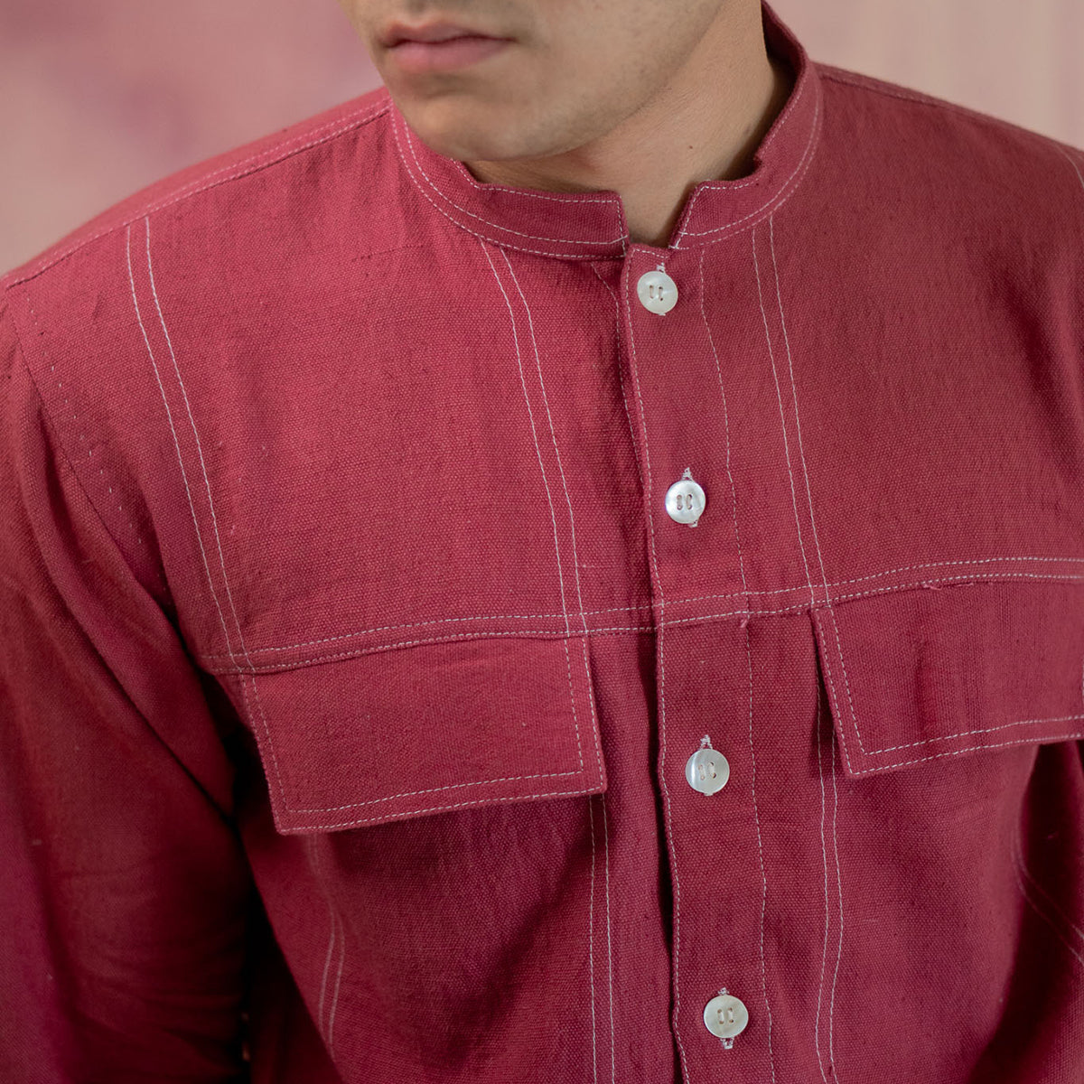 Phosphene Panelled Shirt