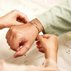 Link Rakhi - Silver, Light Blue & White