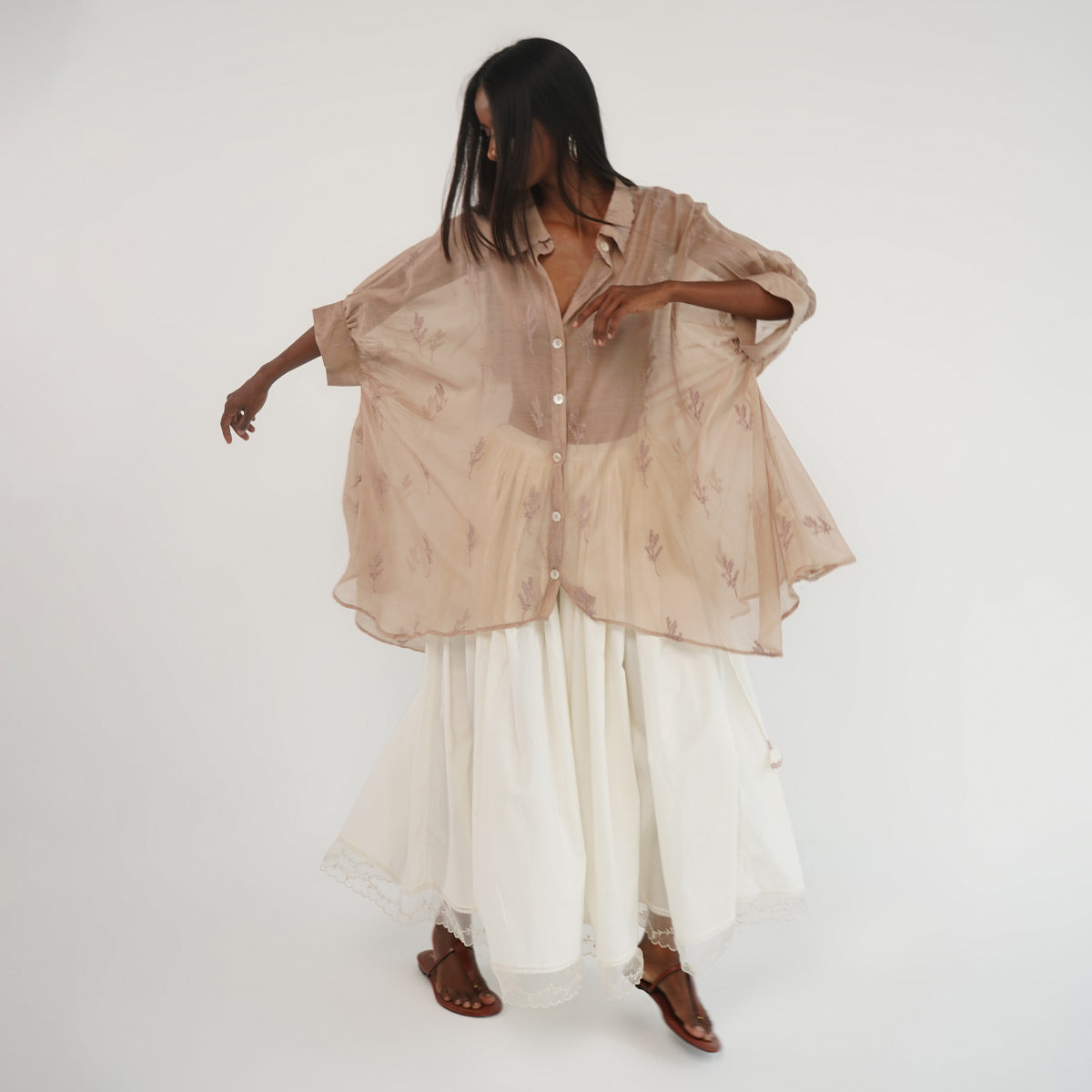 Wildflower Skirt - Ivory