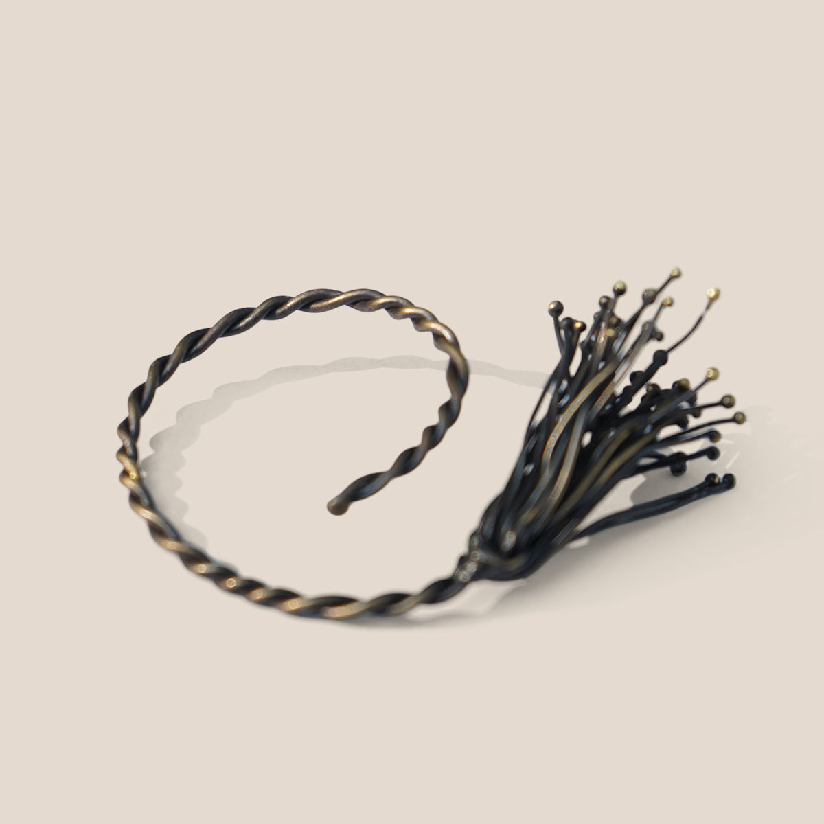 Tendrils Napkin Ring (Set of 4) - Black