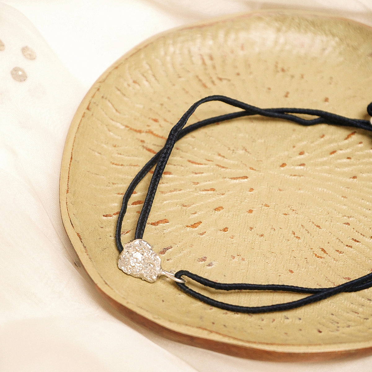 Dew Rakhi - Silver & Blue