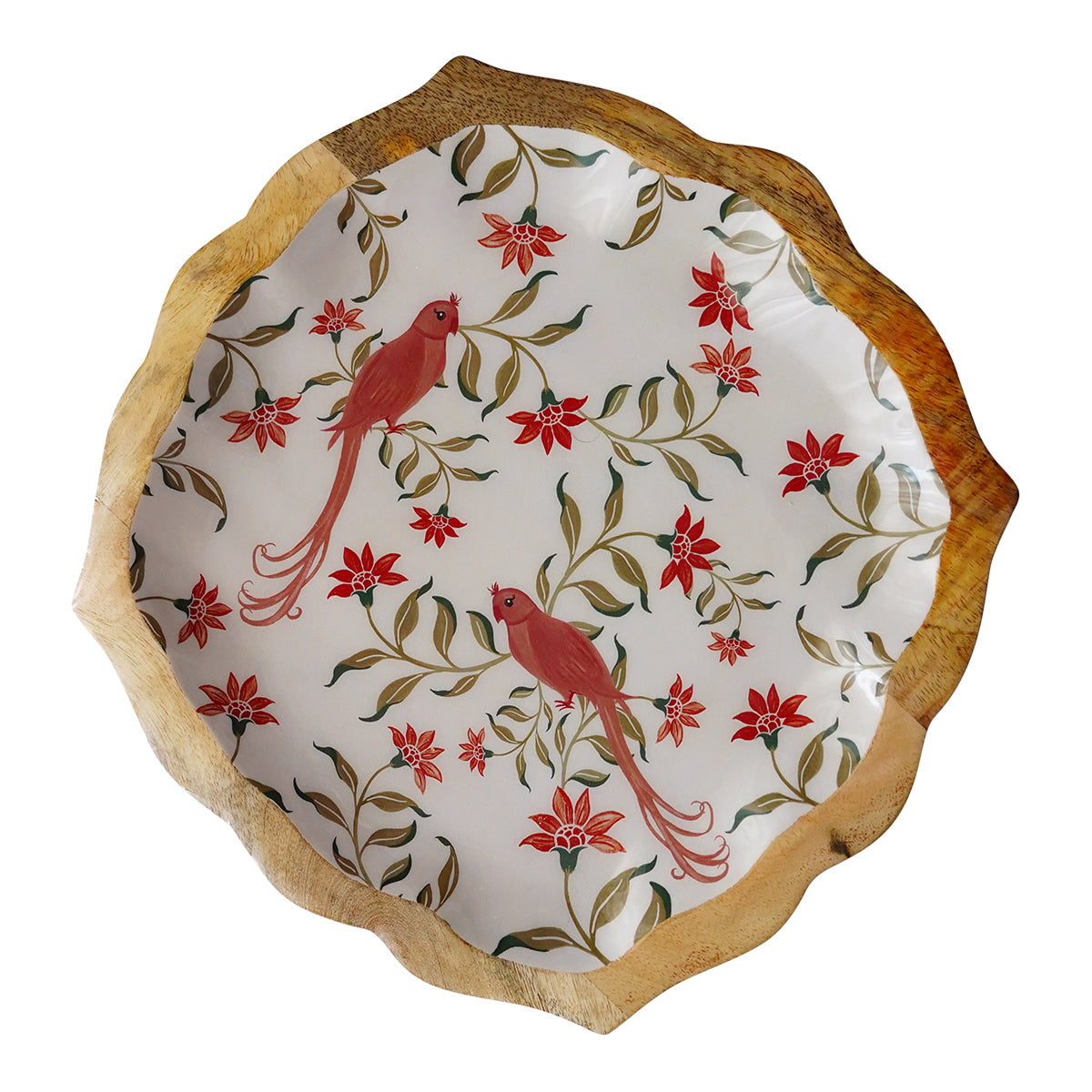 Bird Jaal Platter Plate