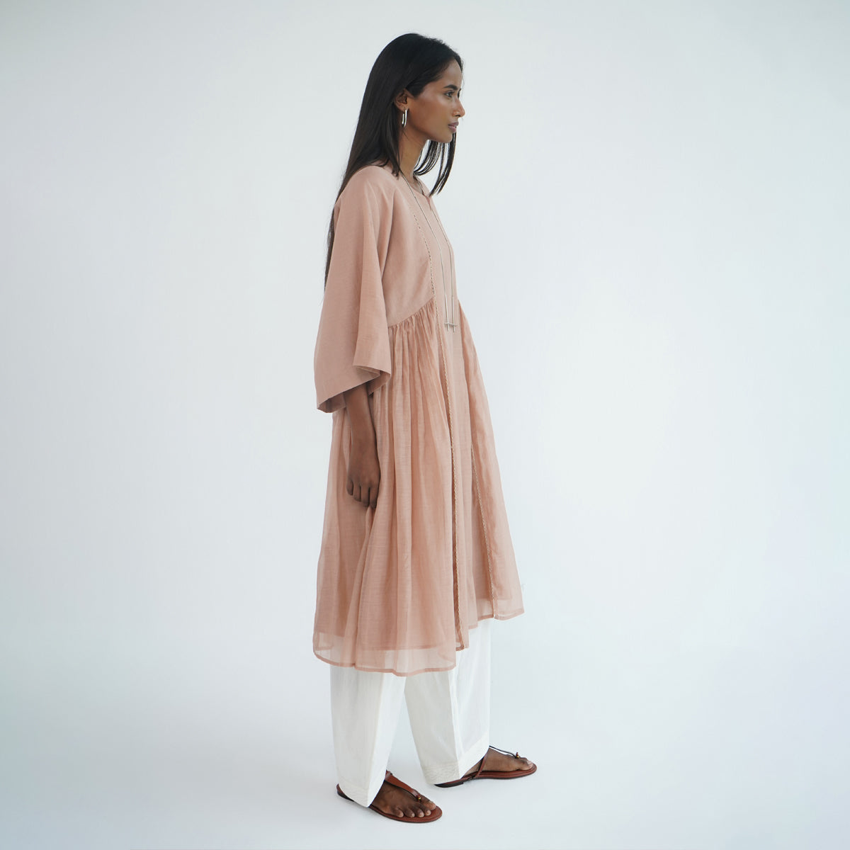 Choga Kurta - Dusty Pink