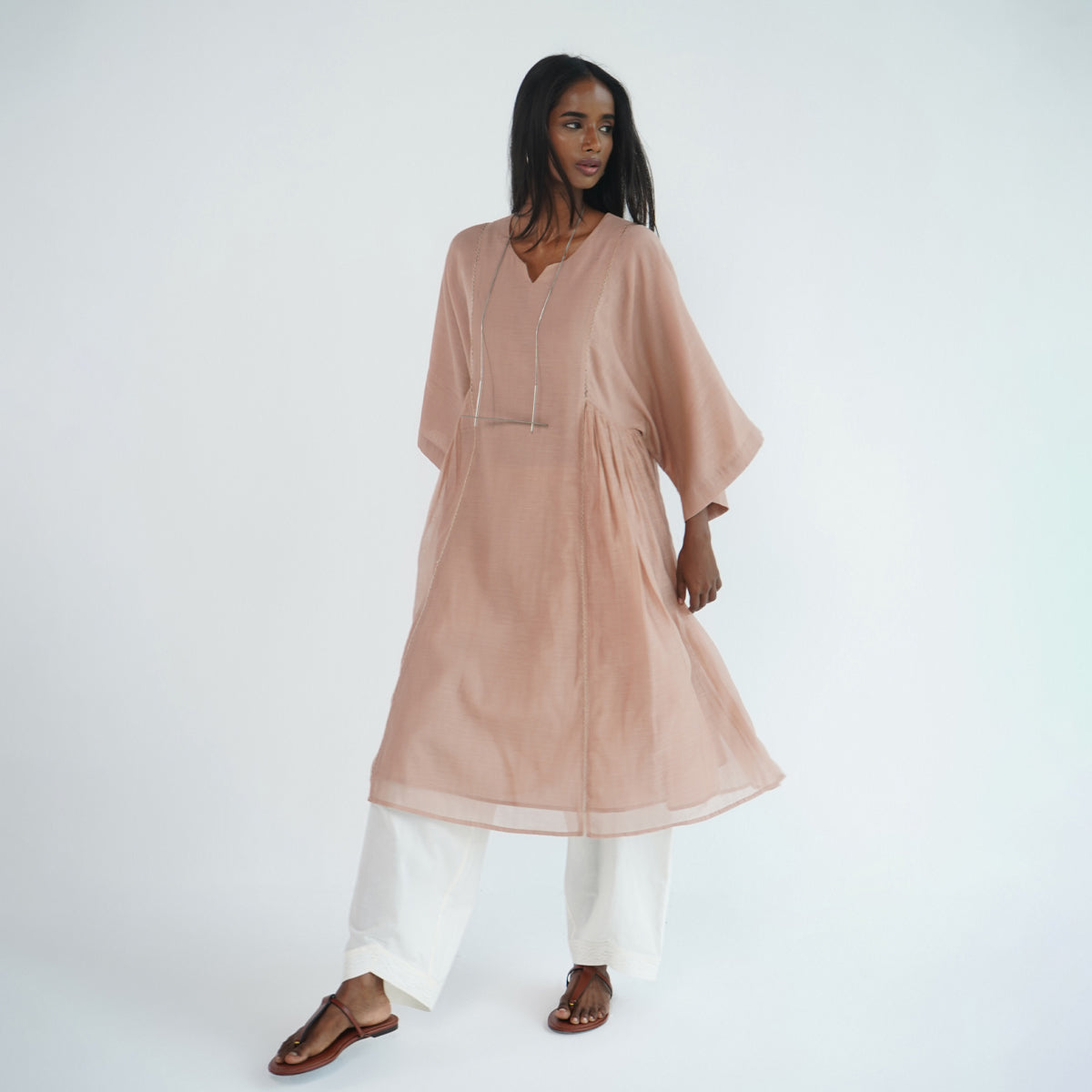 Choga Kurta - Dusty Pink