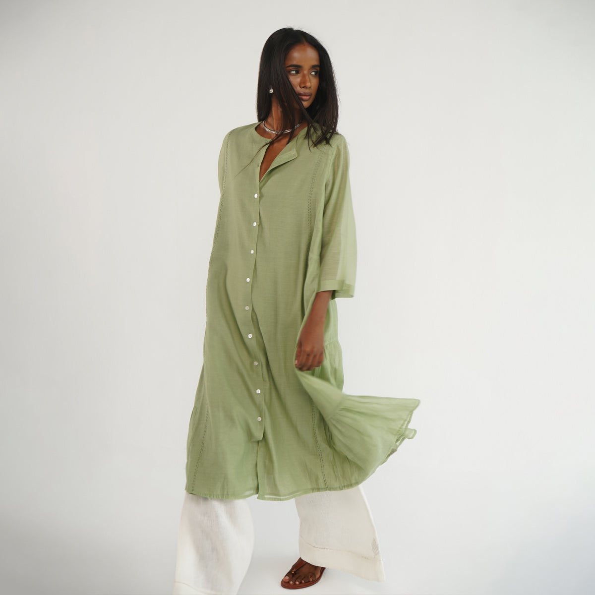 Noon Kurta - Green