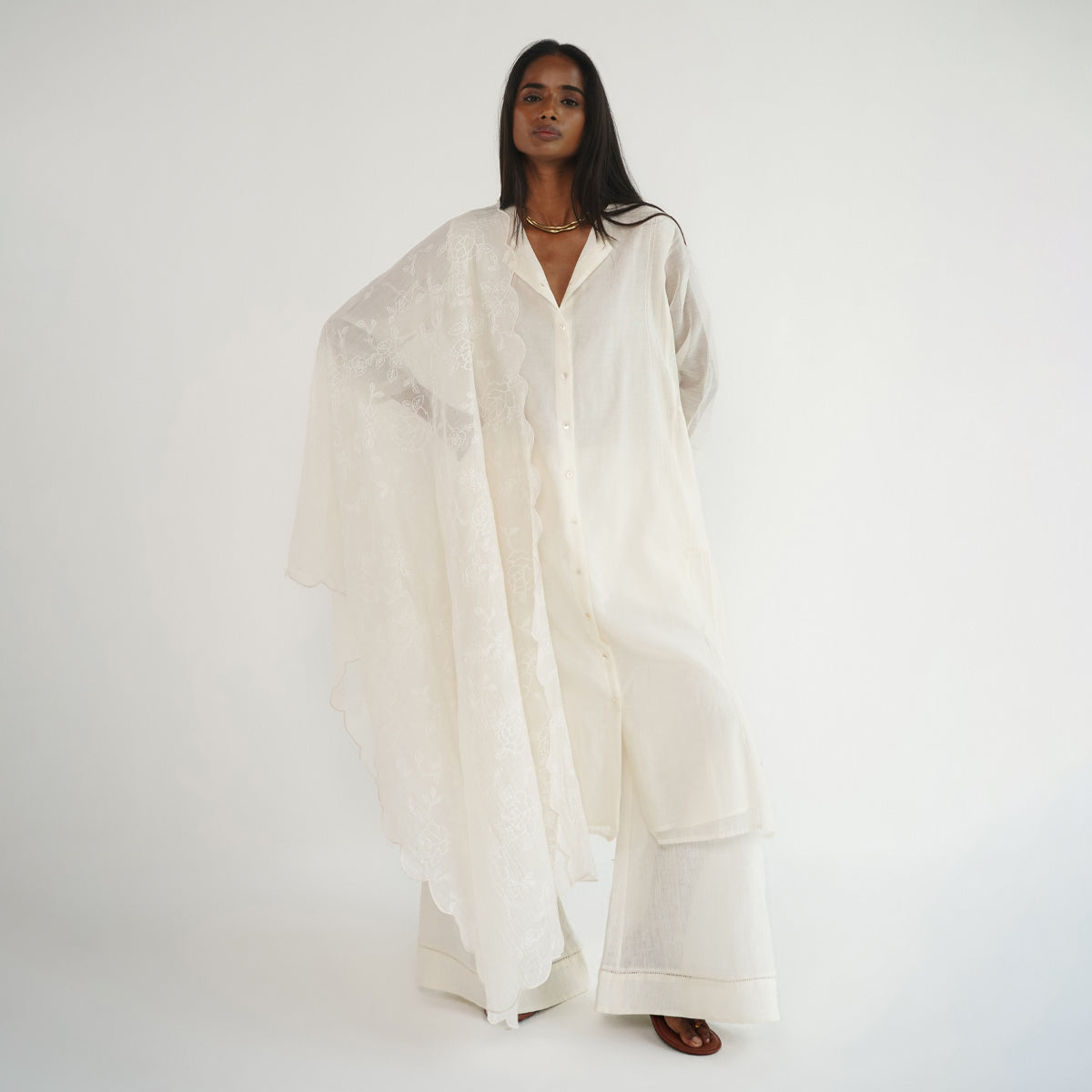 Noon Kurta - Ivory