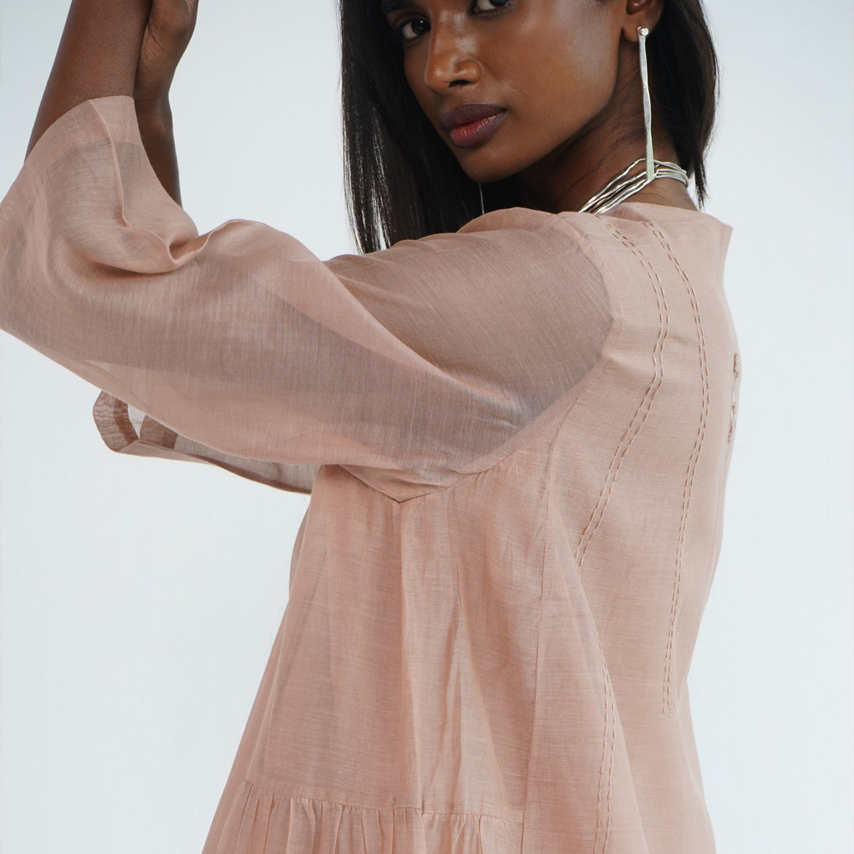 Noon Kurta - Dusty Pink