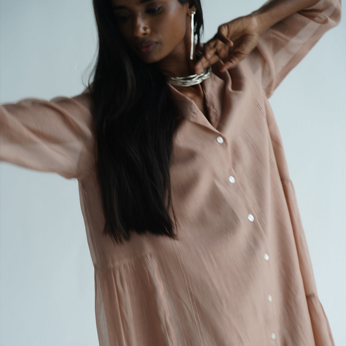 Noon Kurta - Dusty Pink