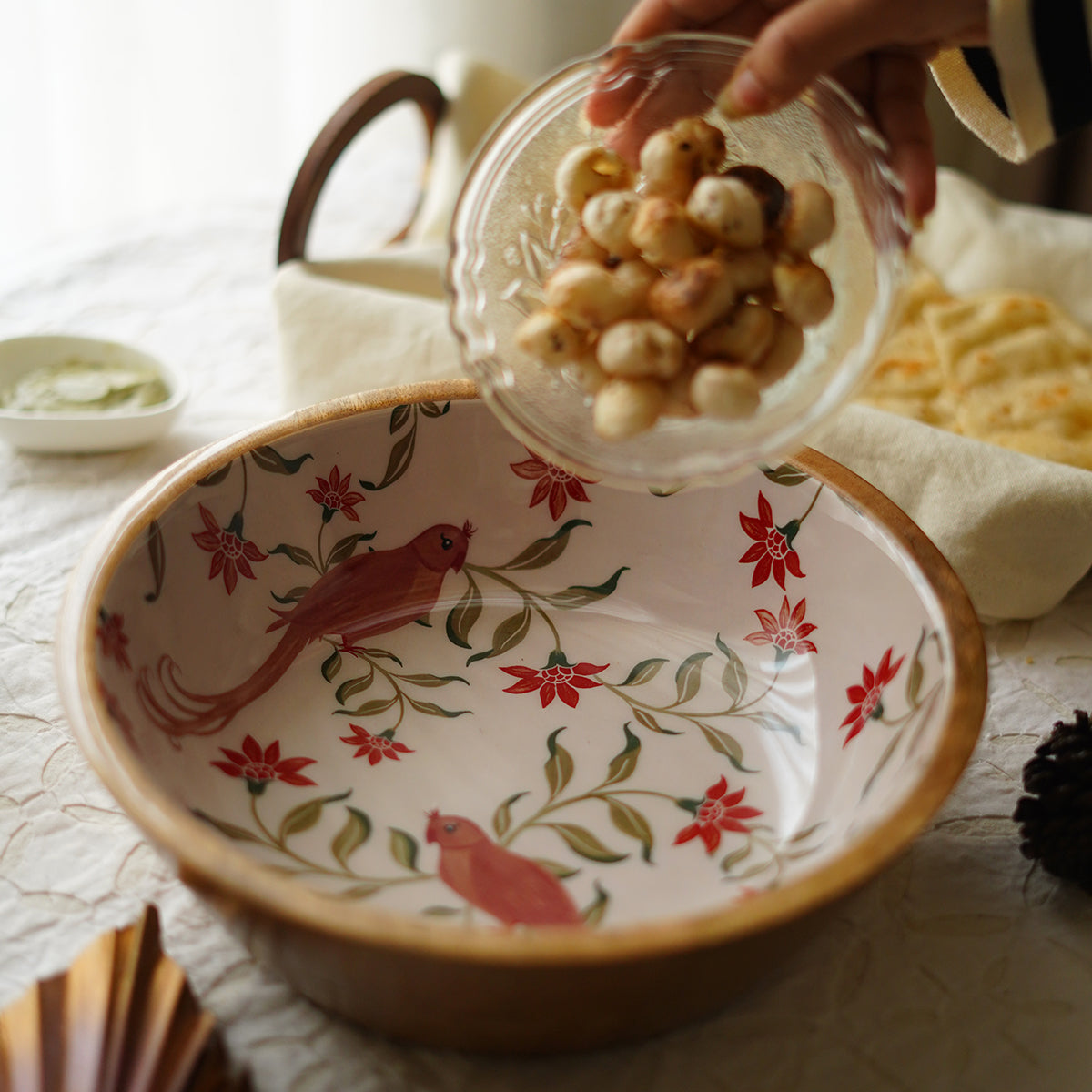 Bird Jaal Serving Bowl