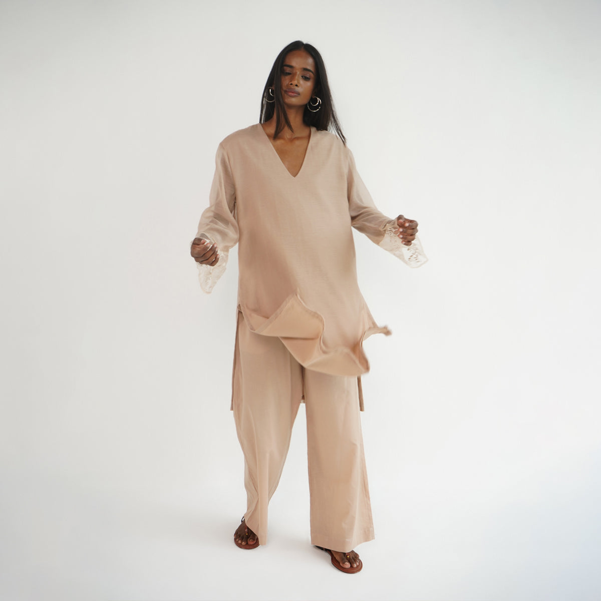 Aflot Tunic - Taupe