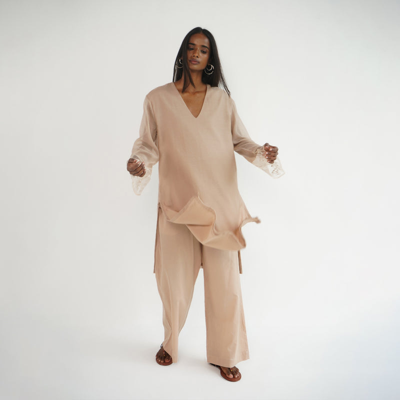 Aflot Tunic - Taupe