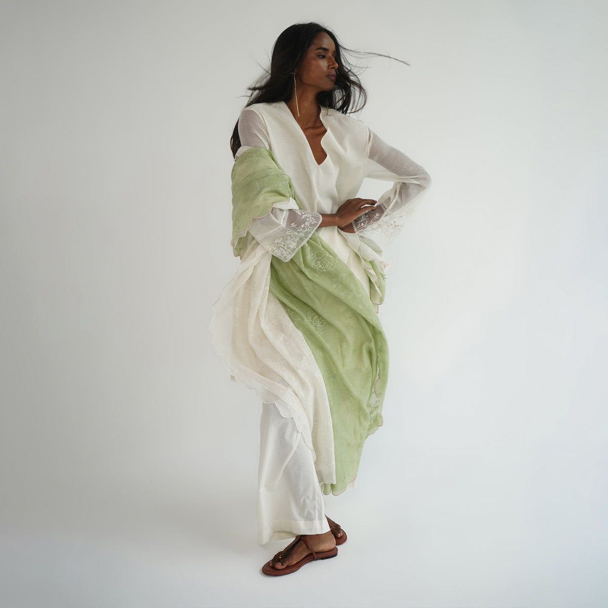 Aflot Tunic - Ivory