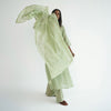 Wildflower Dupatta - Sage Green