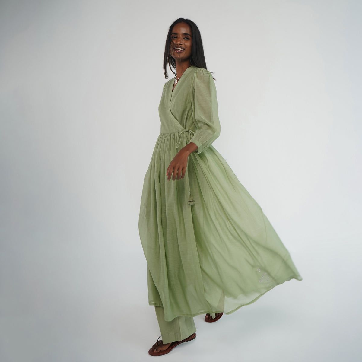 Humming Kurta- Green