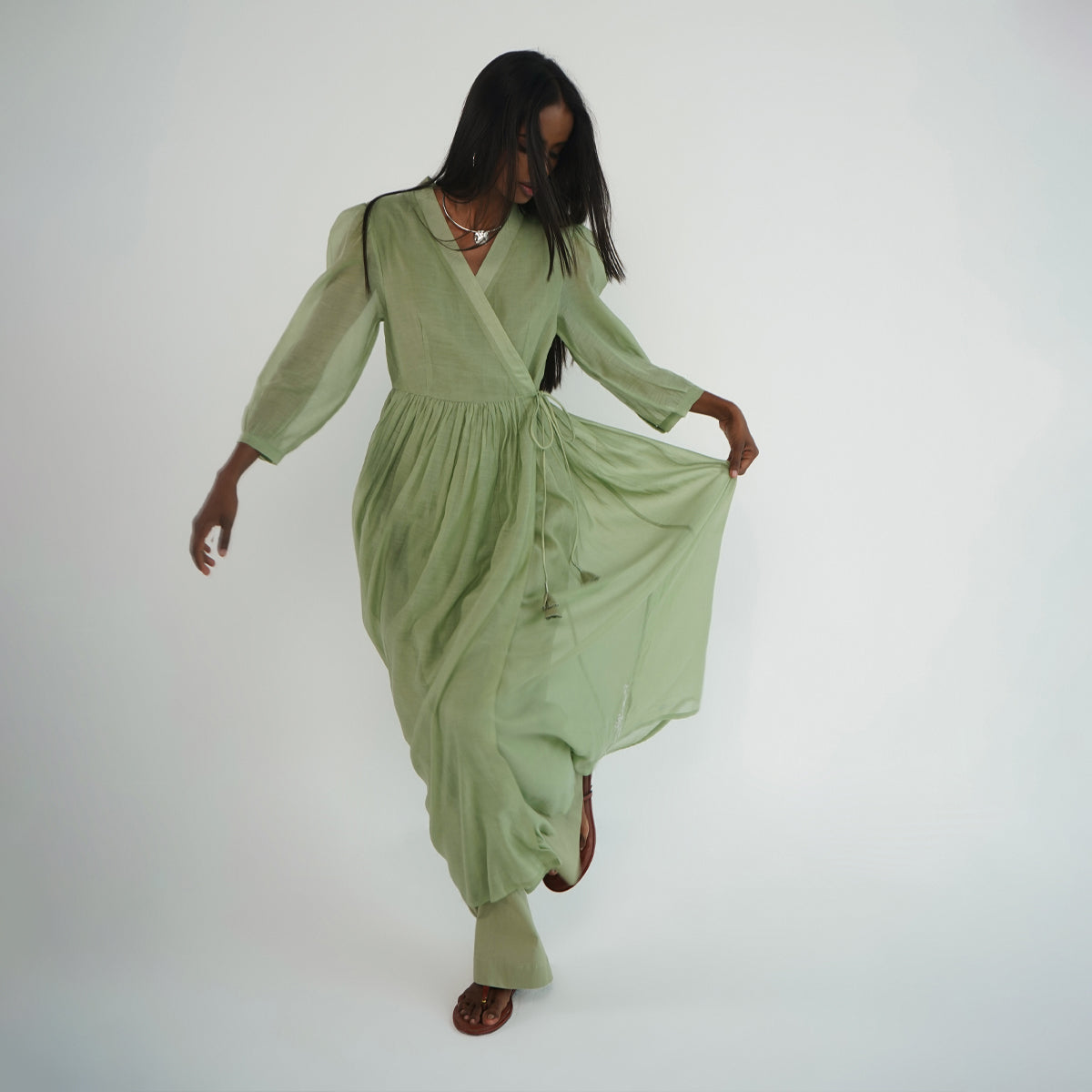 Humming Kurta- Green