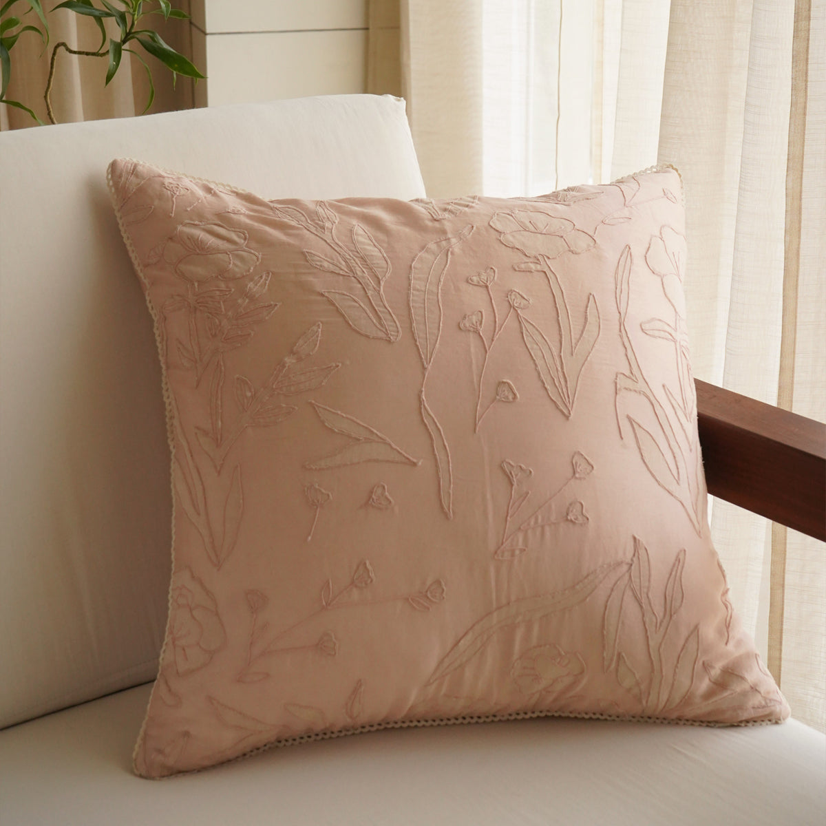 Grain Cushion - Pink