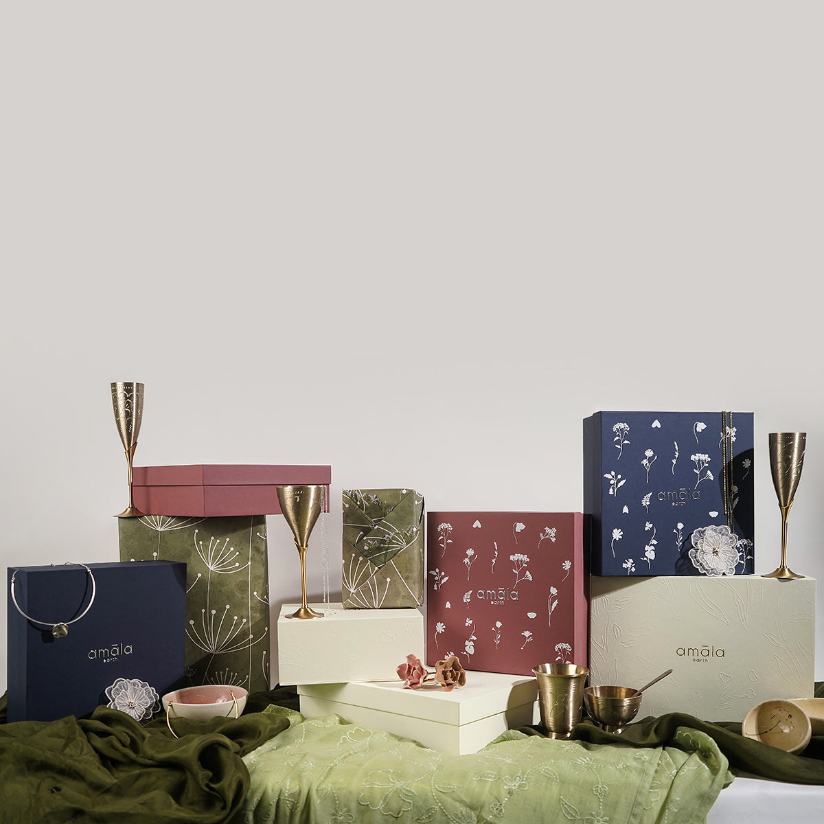 Gift for Her - Drops Set Silver