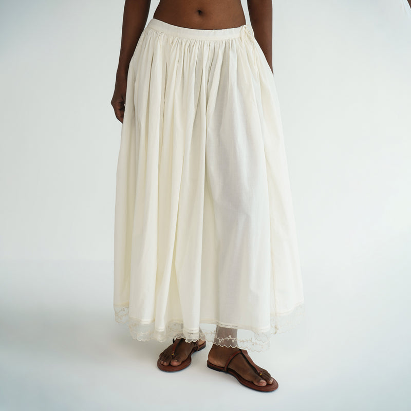 Wildflower Skirt - Ivory