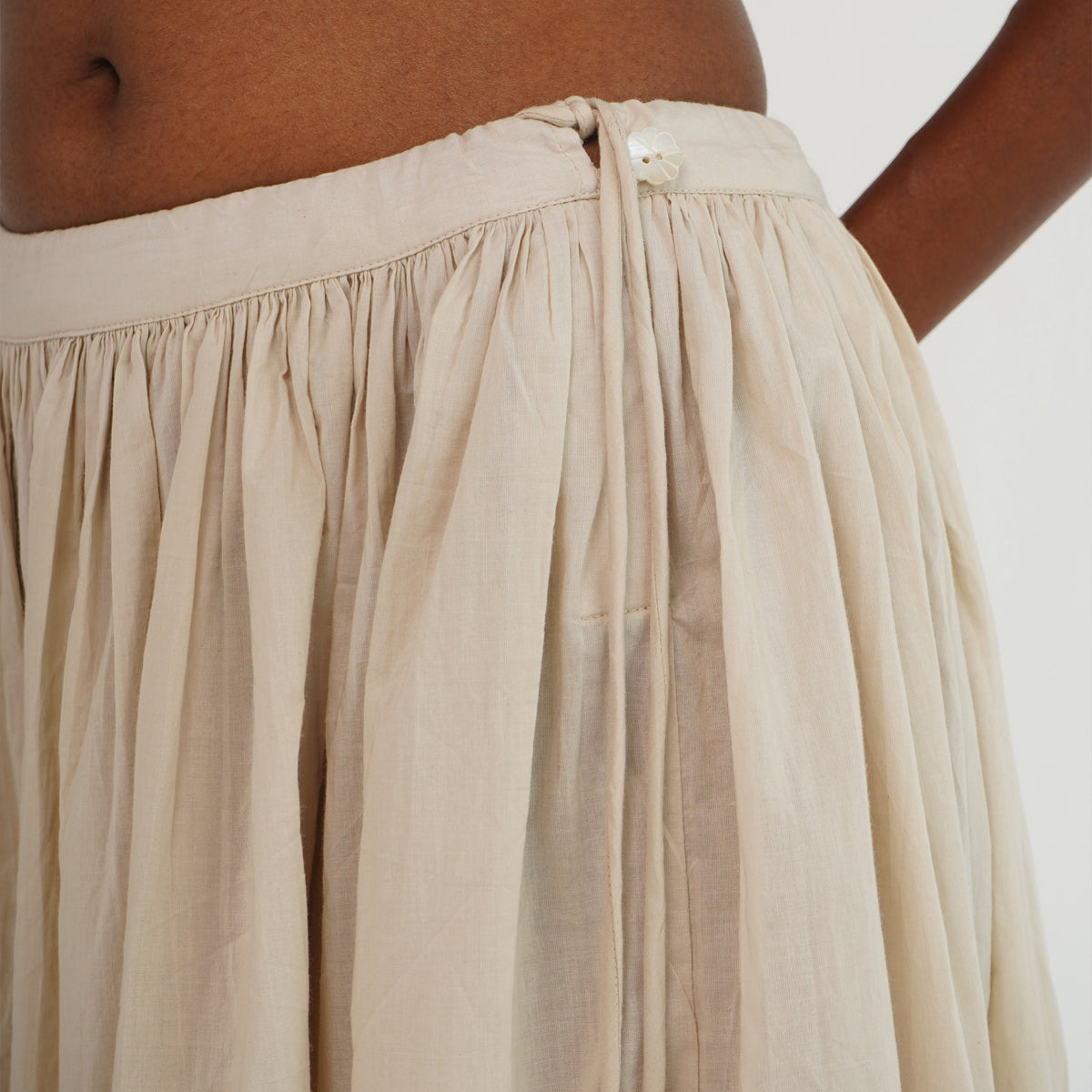 Wildflower Skirt - Beige