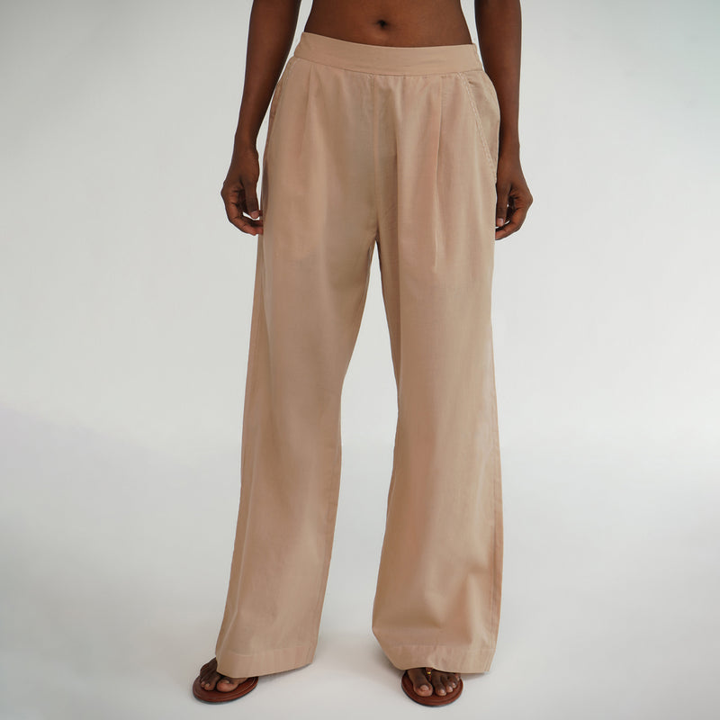 Easy Fit Pants - Taupe