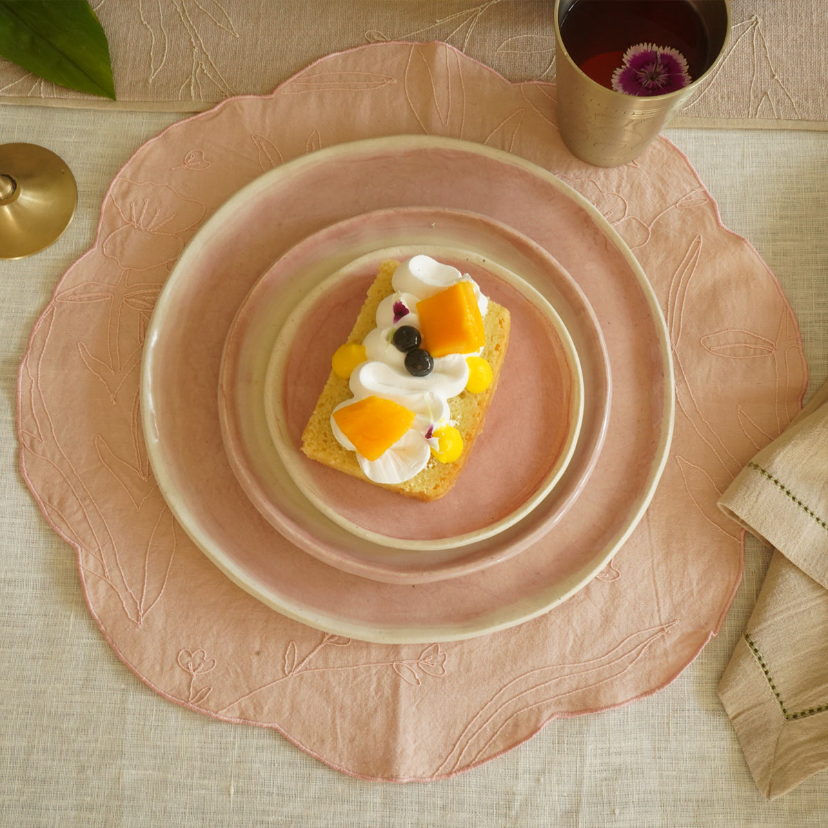 Meadow Placemat (Set of 2) - Pink